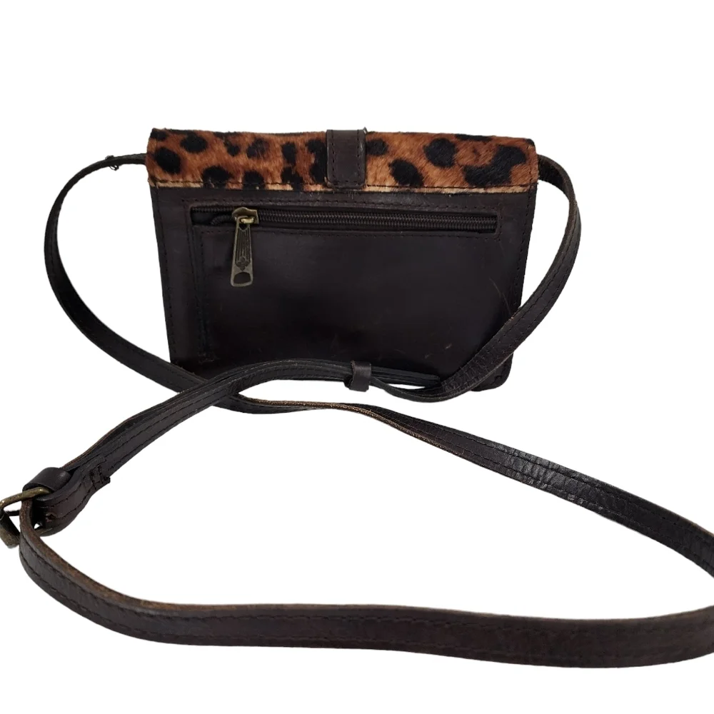 PATRICIA NASH ANIMAL PRINT CROSSBODY BAG 